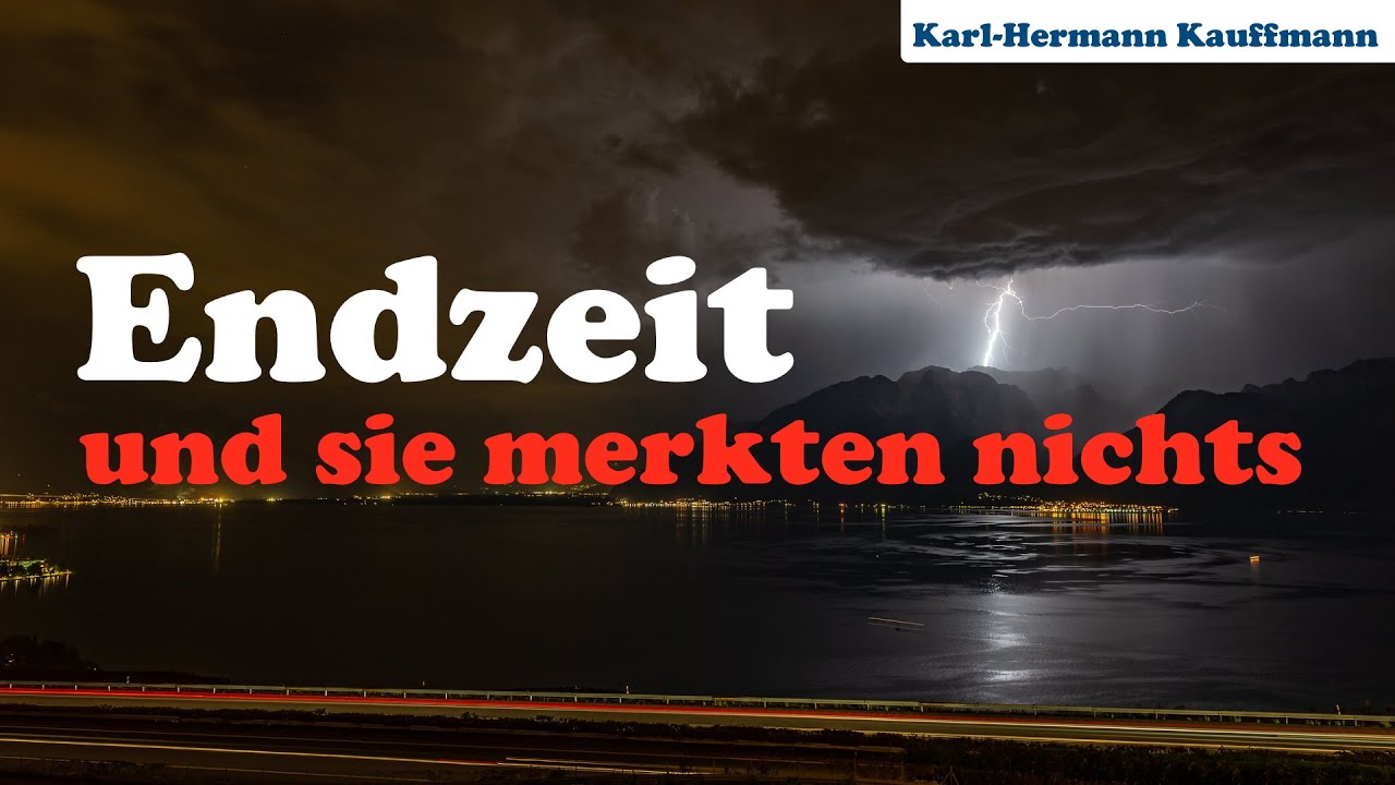 Endzeit und sie merkten nichts - Karl-Hermann Kauffmann