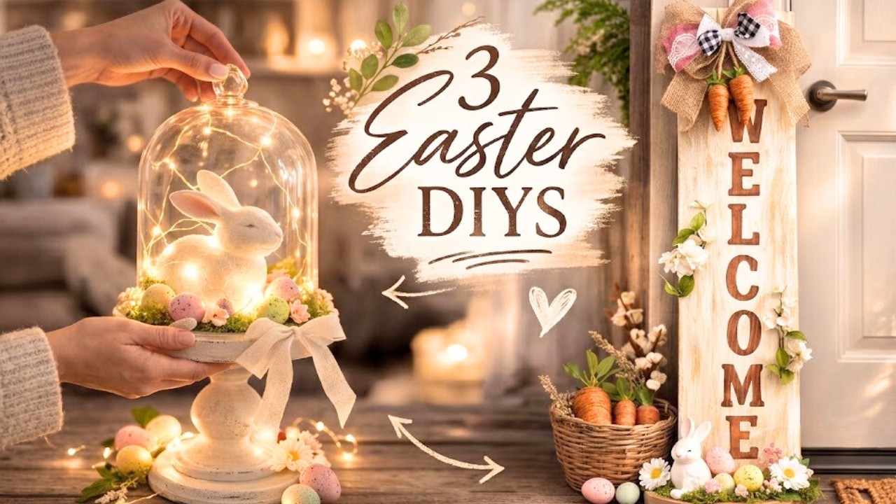 I Can’t Believe These Are DOLLAR TREE DIYs! 😱 | 3 High-End Easter Decor Ideas