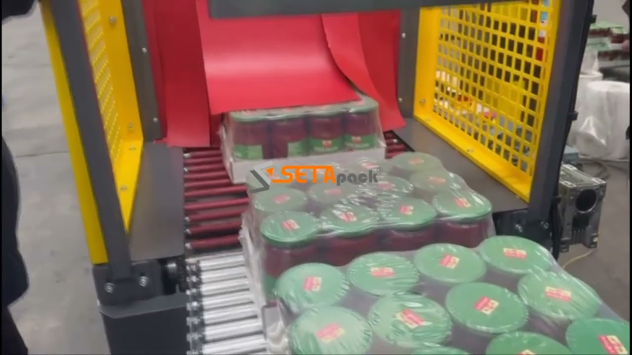 Salça Shrink Paketleme Makinası // Tomato Paste Shrink Wrapping Machine