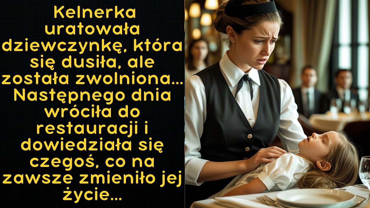 Kelnerka ratuje dziewczynkę, traci pracę, a potem dzieje się coś niesamowitego...