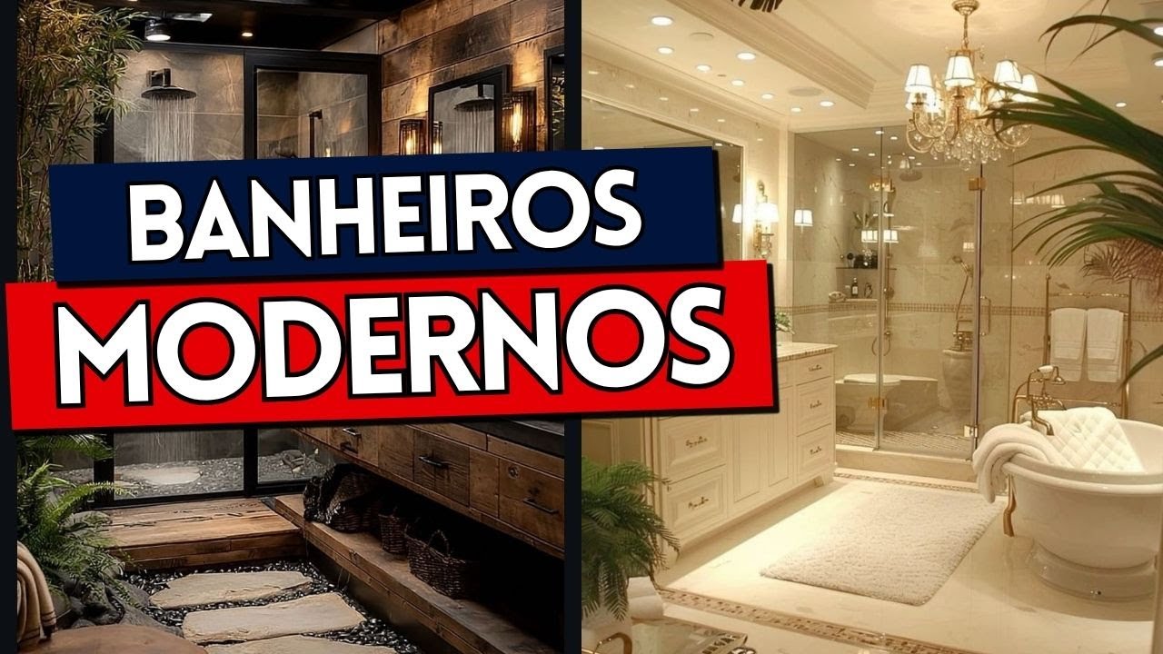 BANHEIRO MODERNO: +41 Inspirações para Decorar seu Ambiente