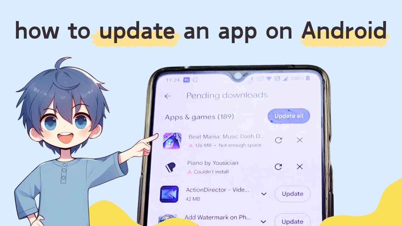 How to Update an App on an Android Phone