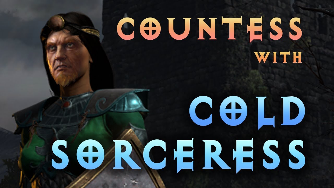How to Kill Countess Cold Immunes with Mercenary Cold Sorceress Diablo 2 Resurrected