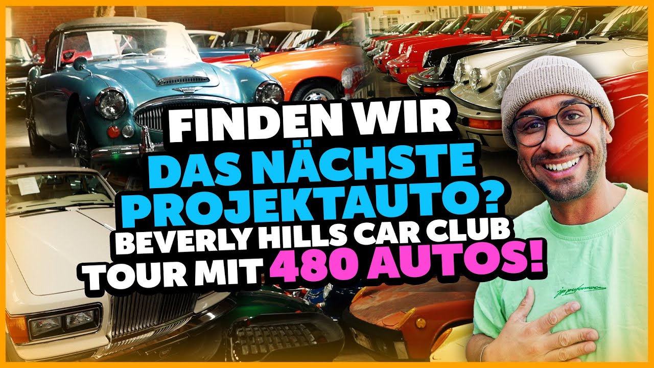 JP Performance - Finden wir das n&auml;chste Projektauto? | BEVERLY HILLS CAR CLUB Tour mit 480 Autos!