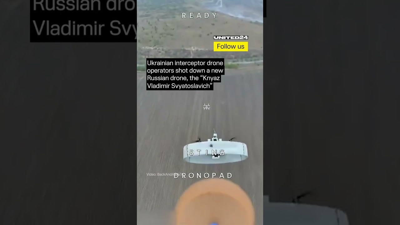 Ukrainian Drone Operators Shot Down New Russian Drone #warinukraine