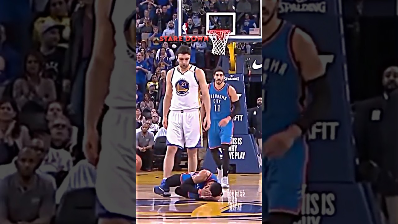 Russell Westbrook teach Zaza Pachulia a Lesson 😬 #nba #shorts