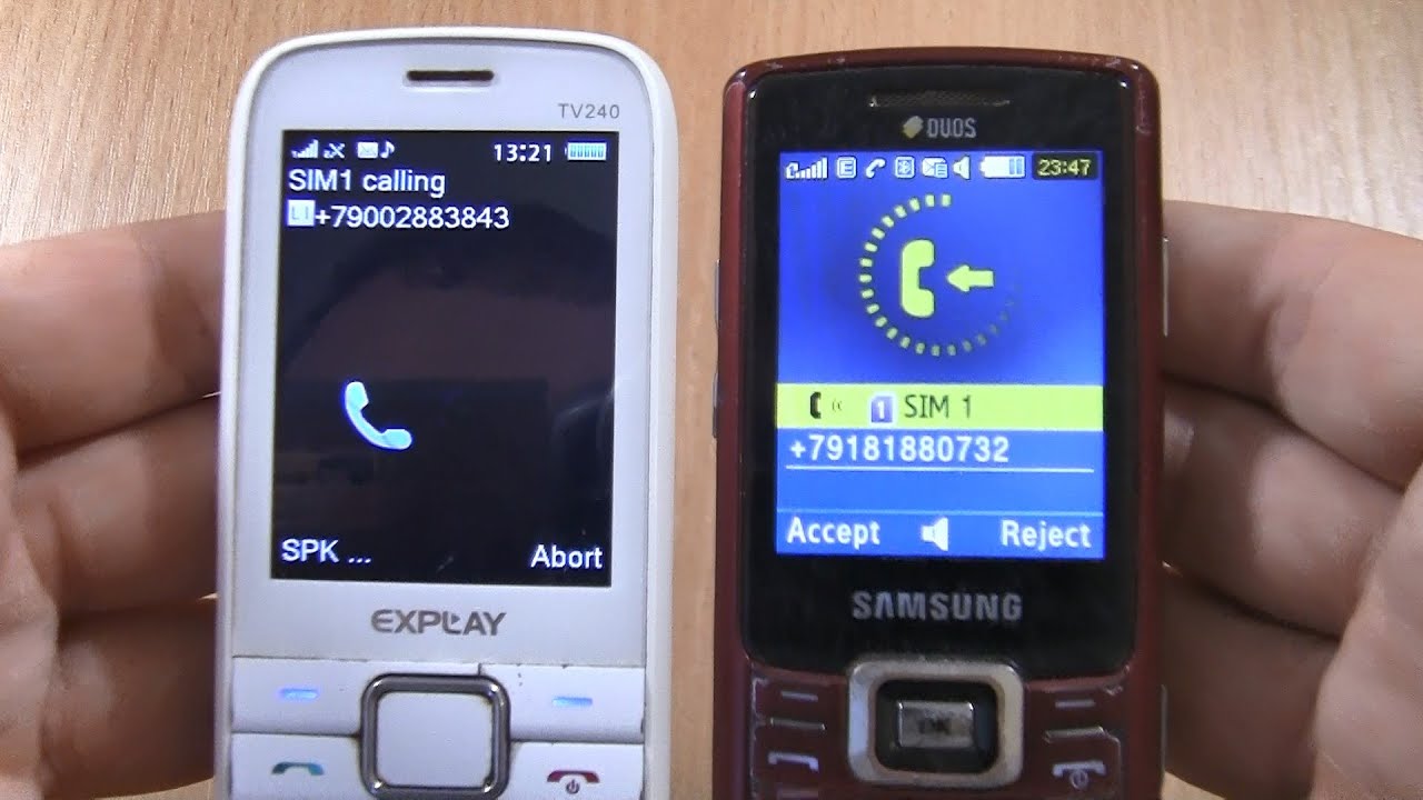 Incoming call & Outgoing call at the Same Time   Samsung +Explay