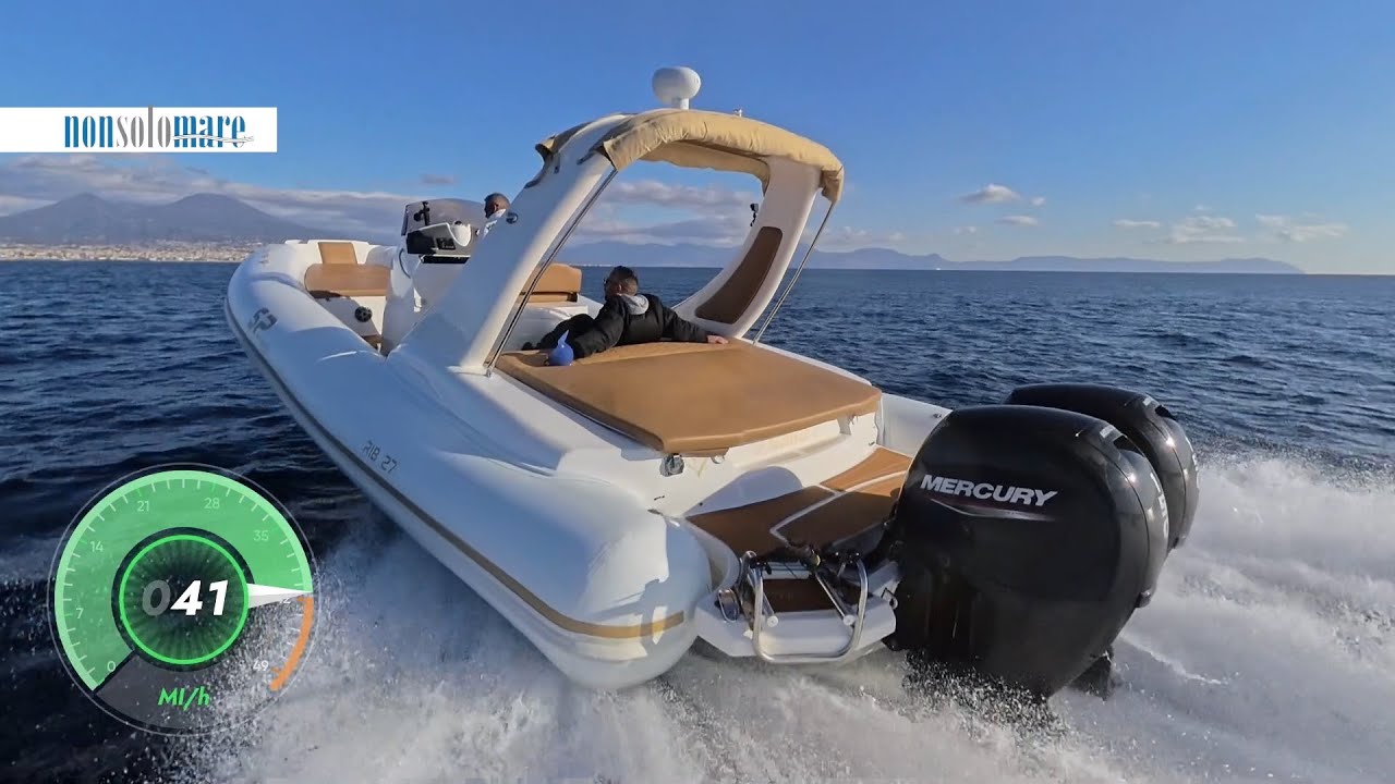 SEA PROP RIB 27 prova in mare con 2 Mercury da 150 cavalli