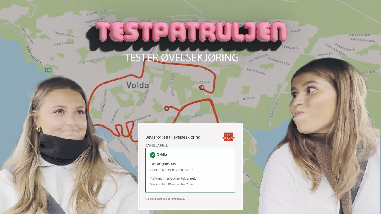 STUDENT-TV TESTER ØVELSESKJØRING | Testpatruljen