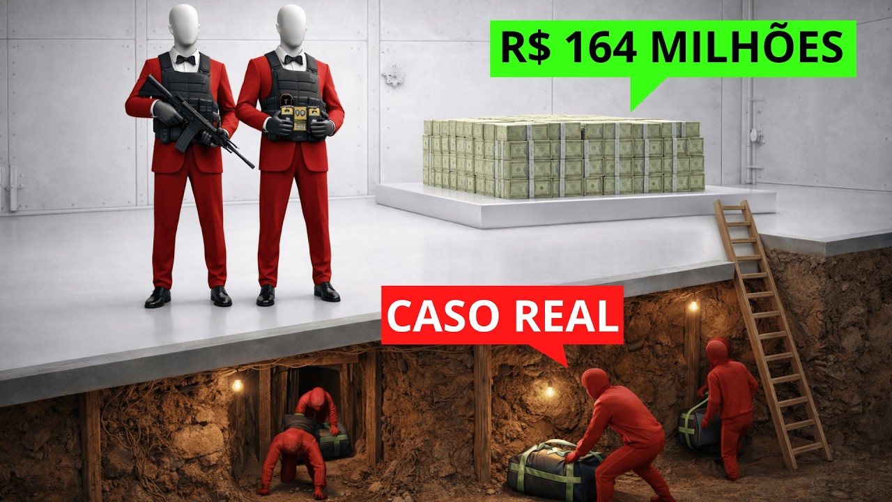 O ASSALTO de 164 Milhões ao BANCO CENTRAL DO BRASIL