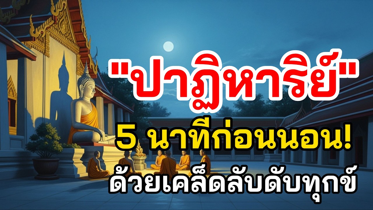 ปาฏิหาริย์ 5 นาทีก่อนนอน! วิธีสลัดหนี้ วางความเครียด แล้วตื่นมาพบทางออก