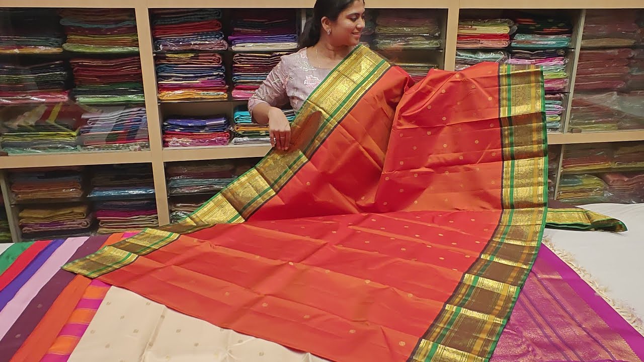 ಶುದ್ಧ ರೇಷ್ಮೆ ಸೀರೆಗಳು ಹೊಸ ಬಣ್ಣಗಳಲ್ಲಿ Pure Kanjivaram Handloom Silk Sarees @VallalarSilks 