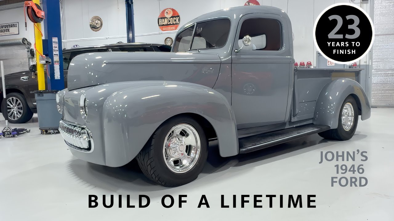 На создание грузовика Ford 1946 года ушло более 20 лет, и, возможно, самая впечатляющая его часть...