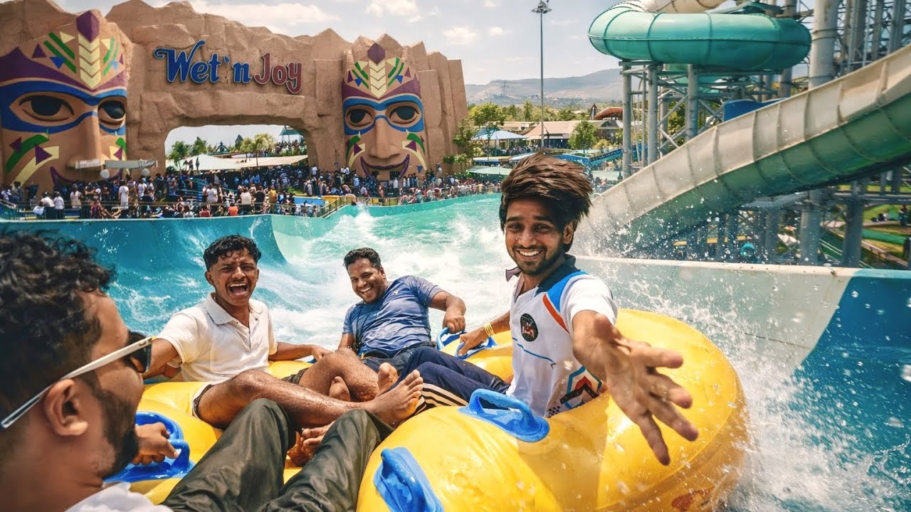 Ultimate Fun at Wet n Joy Water Park - Lonavala | 🎢 Thrilling Ride & Crazy Fun Moments