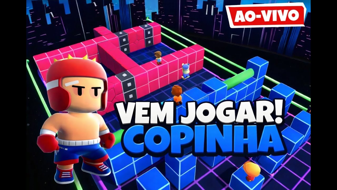 😍 COPINHA  1x1 STUMBLE GUYS ❤️