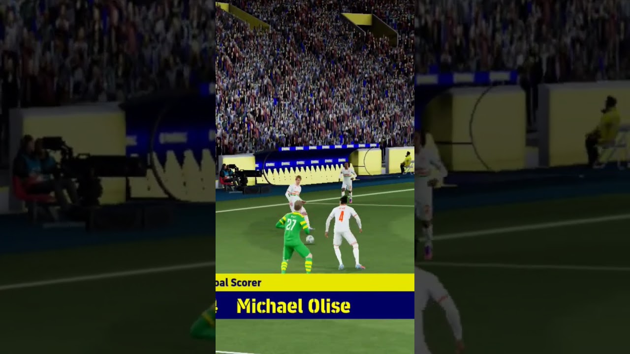 An epic goal scored by Micheal Olise from out of the box 