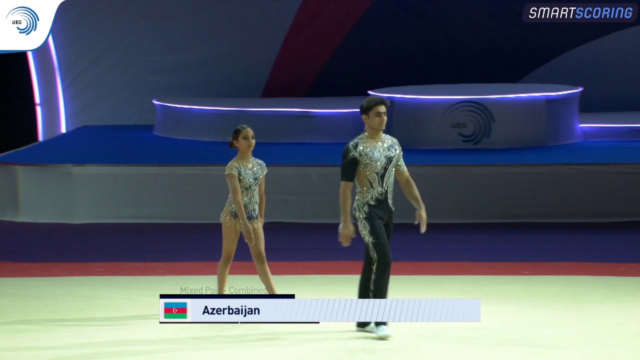 Abdulla AL MASHAYKHI & Ruhidil GURBANLI (AZE) - 2019 Acro Europeans, all-around final