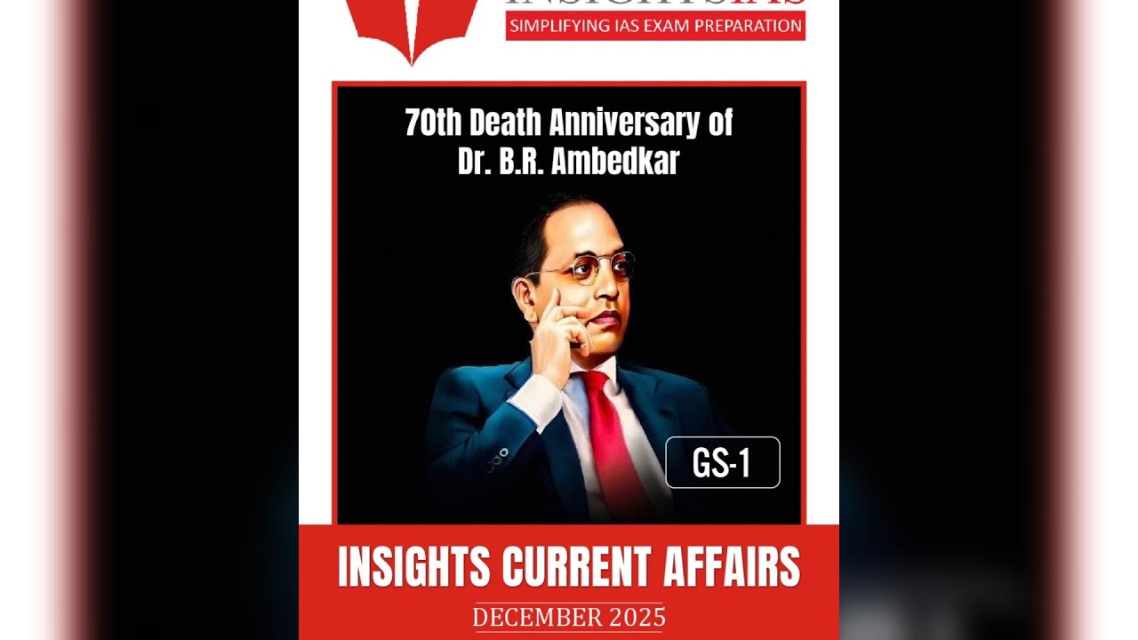 Current Affairs- December 2025 - Insights IAS- GS 1 (Part - 3)