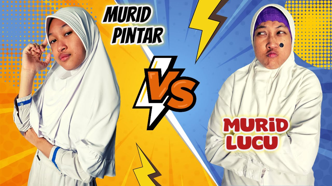 Murid Pandai VS Murid Lucu 🤣 Drama Parodi Aqilla - Aqilla's Diary