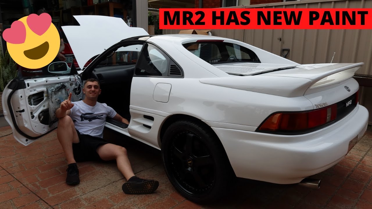 OUR PROJECT MR2 GETS NEW PAINT - Full Respray Feature