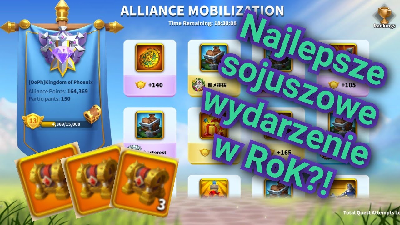 NAJLEPSZE WYDARZENIE DLA SOJUSZU? Dlaczego i jak warto je robić? | Rise of Kingdoms
