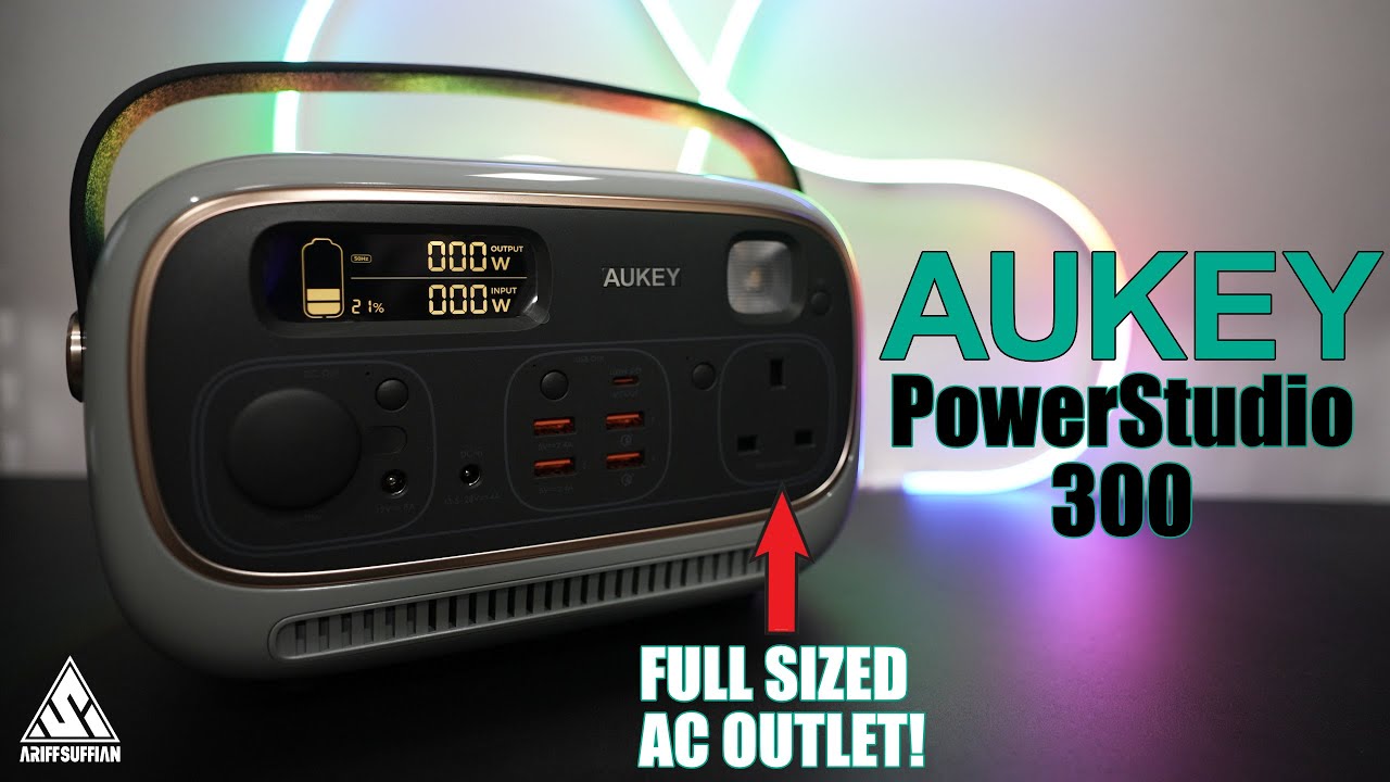 Полноразмерная розетка переменного тока в повербанке! 🔋 | Aukey PowerStudio 300 PS-RE03