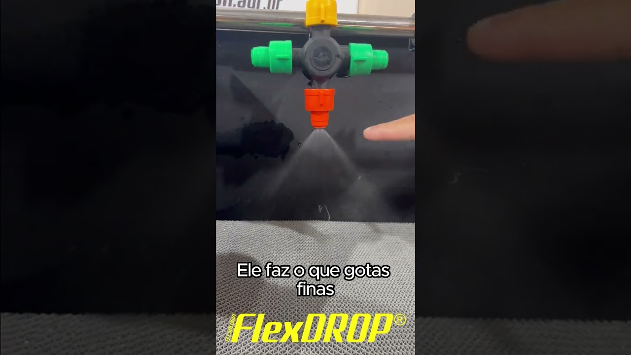 Funcionamento Bico Cone Vazio Econ Tecnologia FlexDROP