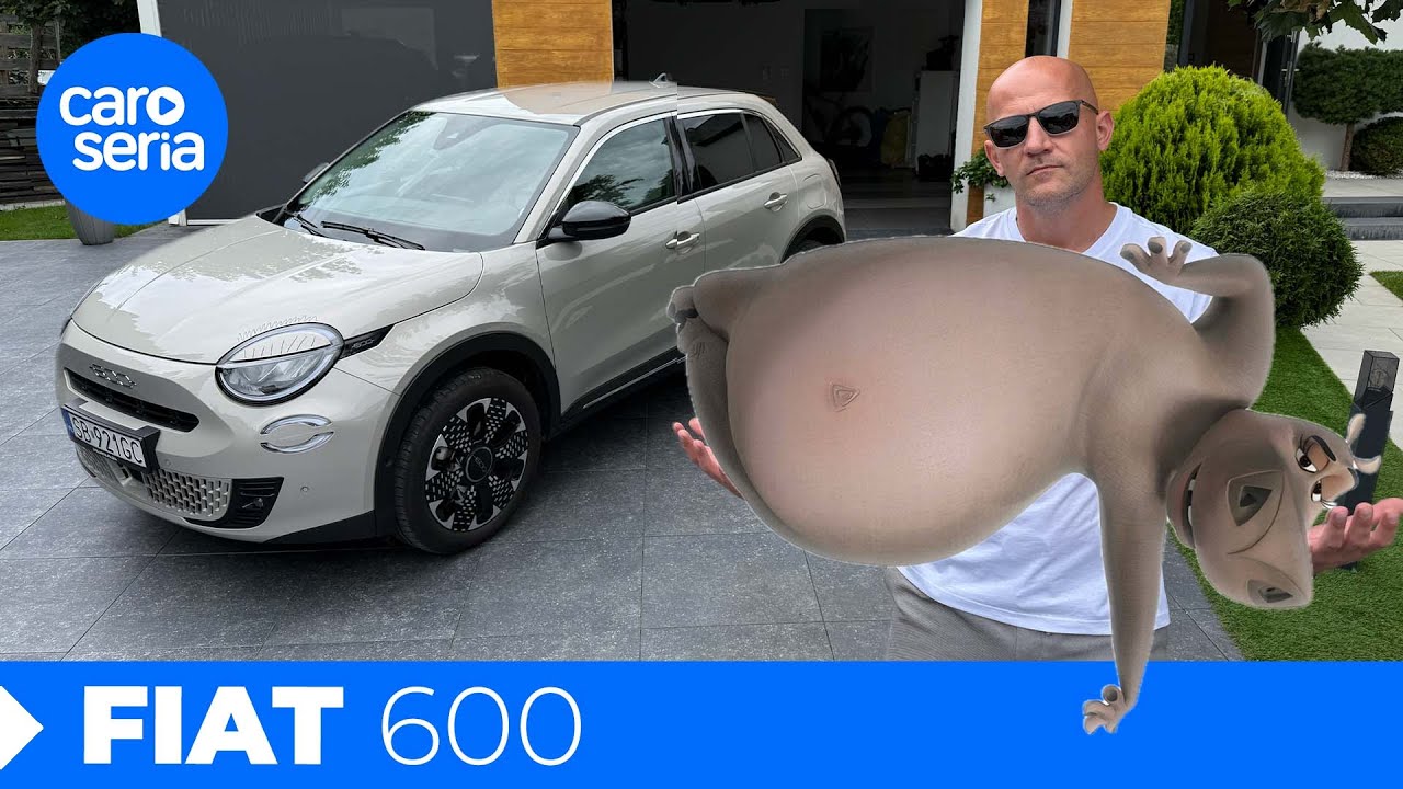Fiat 600 hybrid, czyli z kamerą wśród zwierząt! (TEST PL/ENG 4K) | CaroSeria