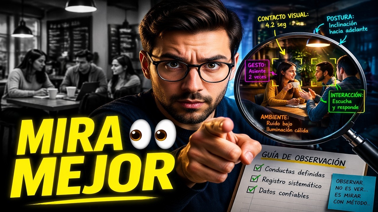 &ldquo;OBSERVACI&Oacute;N ESTRUCTURADA: la t&eacute;cnica clave para datos fiables 👀&rdquo;