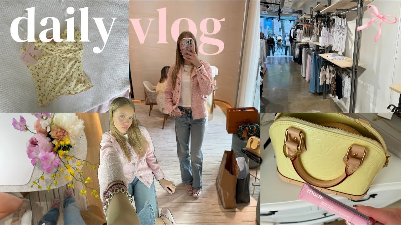 daily vlog (picking up stuff, try on haul...)