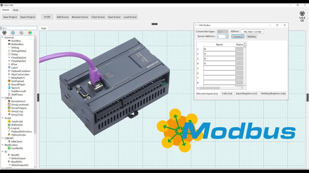 CiRA CORE: Module - Modbus I/O