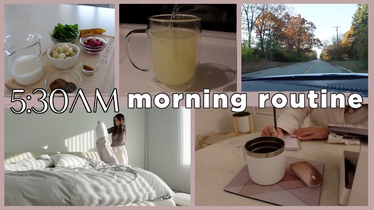 5:30am Morning Routine | Small Business & WFH Productivity Tips