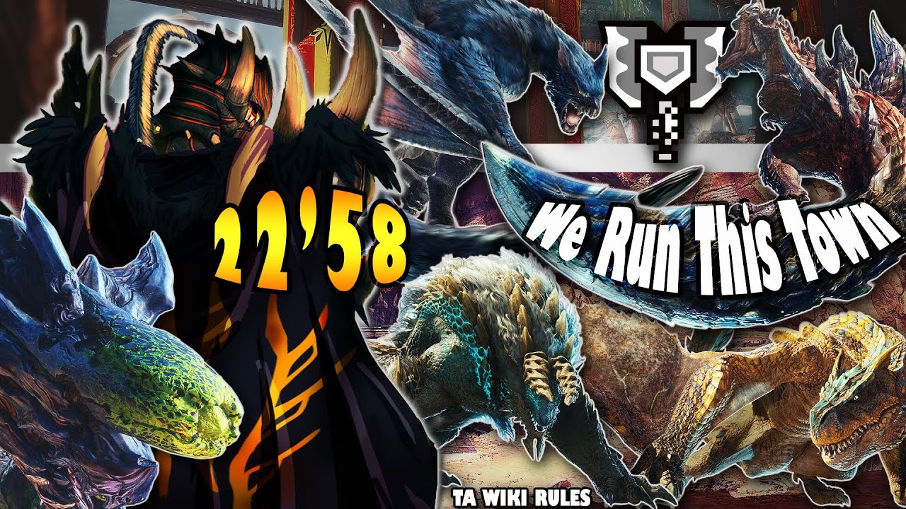 MHW: Iceborne - We Run This Town | Solo [22'58] Charge Blade | TA