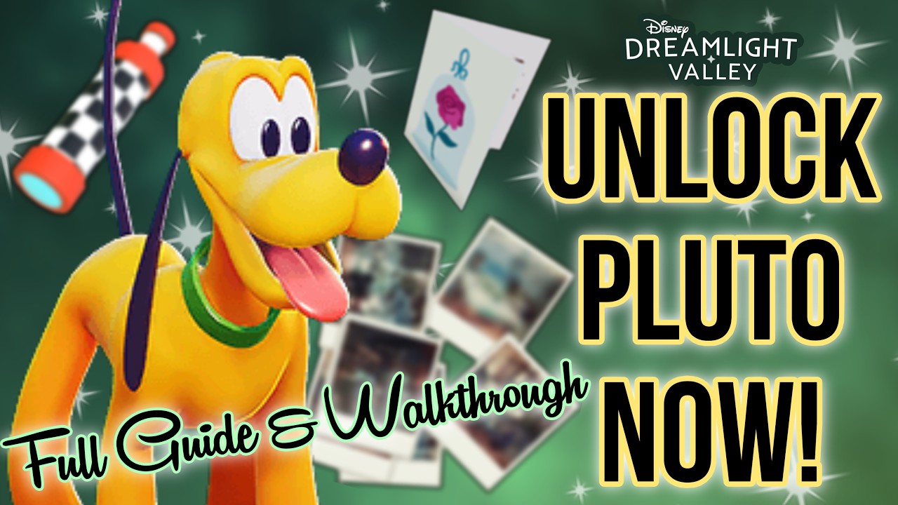 [GUIDE] HOW TO UNLOCK PLUTO! | Disney Dreamlight Valley