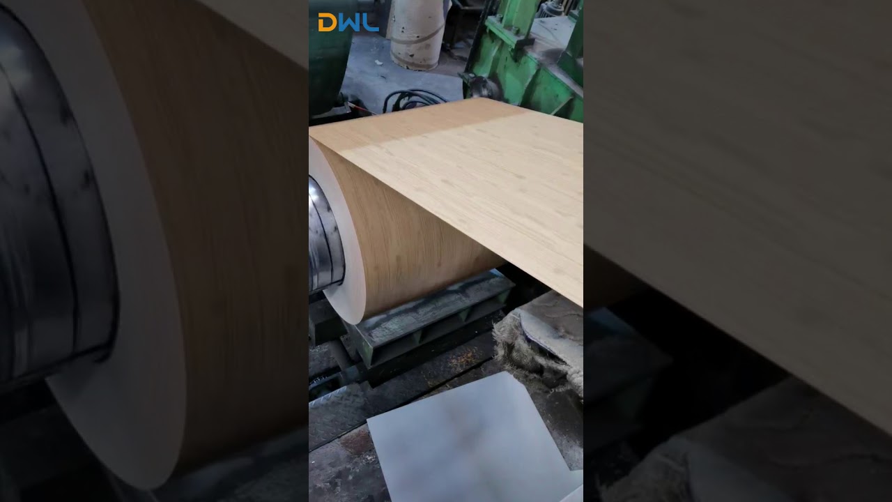 Wooden Pattern Prepainted Coil - Pre-painted Coils Prepainted and Galvnaized Steel Coils