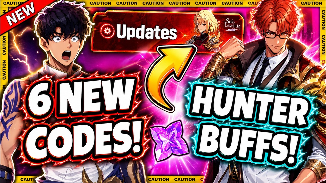 6 NEW CODES! CHOI CAN CRIT?! UPDATE NOTES! SHADOW MONARCH IS FREE & JUNG KIT! [Solo Leveling: Arise]