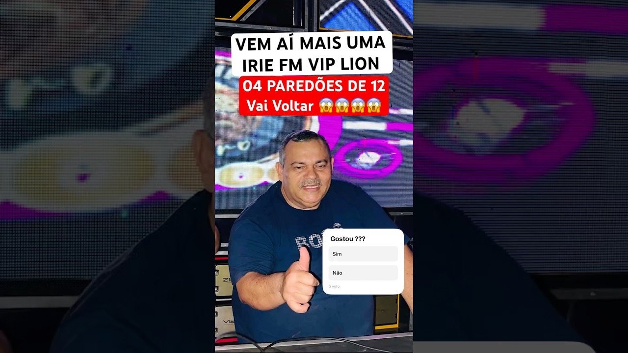 VEM A&Iacute; A NOVA IRIE FM COM 04 PARED&Otilde;ES DE 12 😱😱😱😱 #reggae #reggaeparedao #reggaemusic #iriefm