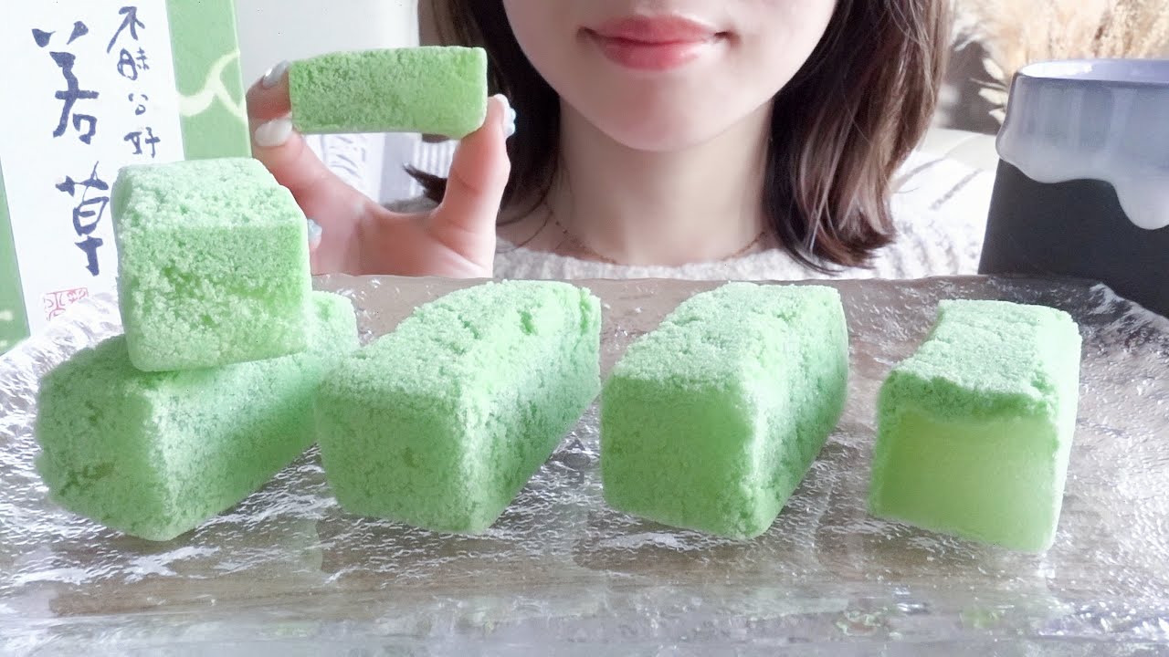 【咀嚼音】シャリシャリもちもち食感がたまらない