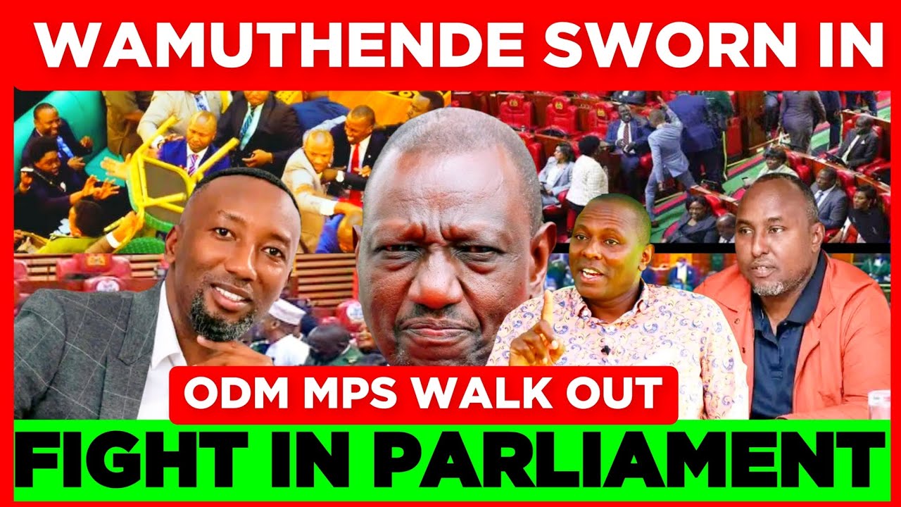 BREAKING NEWS! Drama in Parliament as UDA MP leo Wamuthende is SWORN in Today