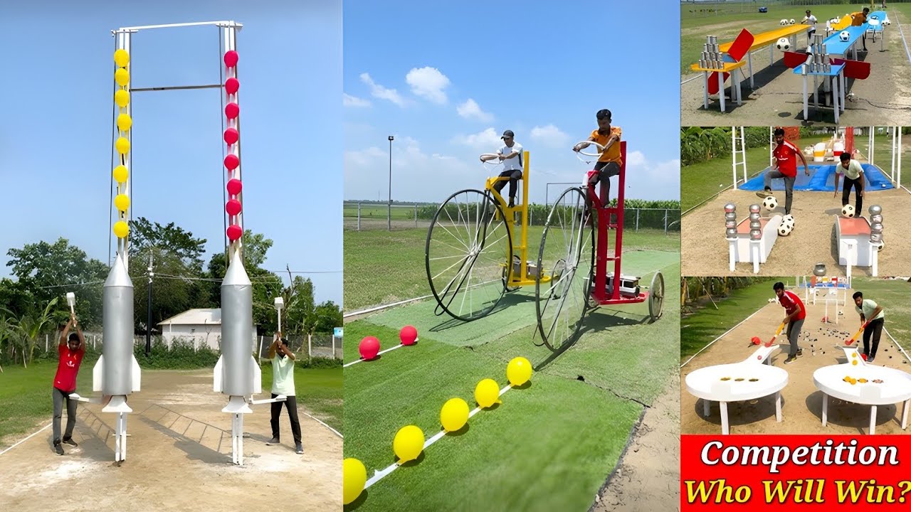 Kick the Football or Burst the Balloon – Who Takes the Win 🤔 | Competition 🔥/ Sahil Challenge