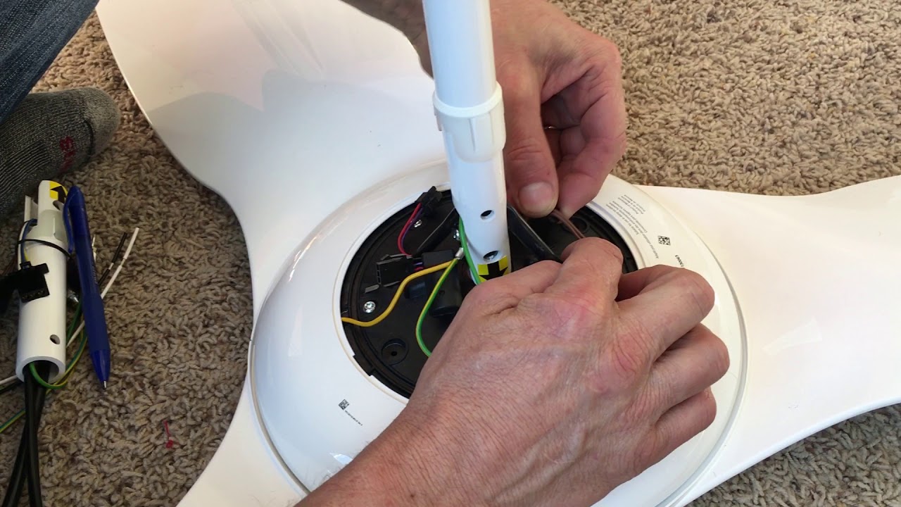 Installing a 3 Blade 48 Inch Haiku Ceiling Fan Part 1