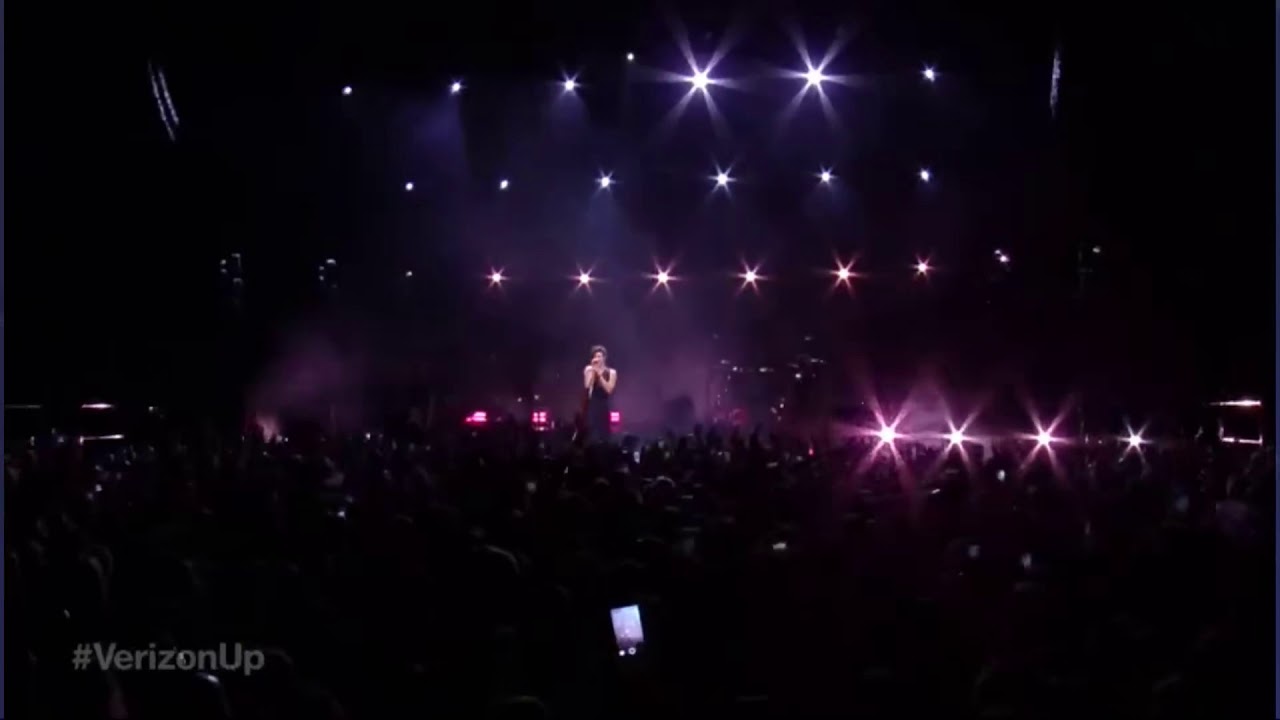 Shawn Mendes performing “If I Can’t Have you” at the version up in New York City