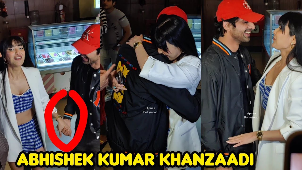 Watch The Lovely Long Hug of Abhishek Kumar with Khanzaadi They Meets 1st time after Bigg Boss 17