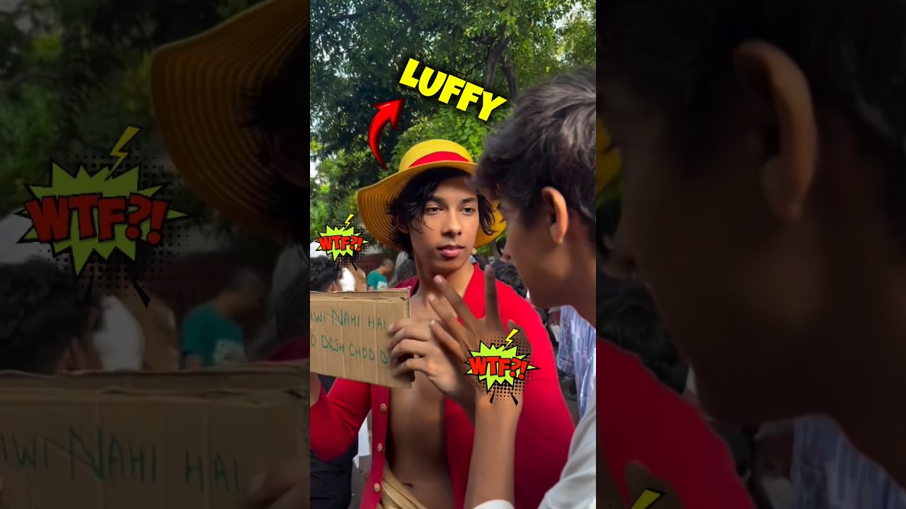 One Piece At CJP Students Protest #cjpprotest #anime