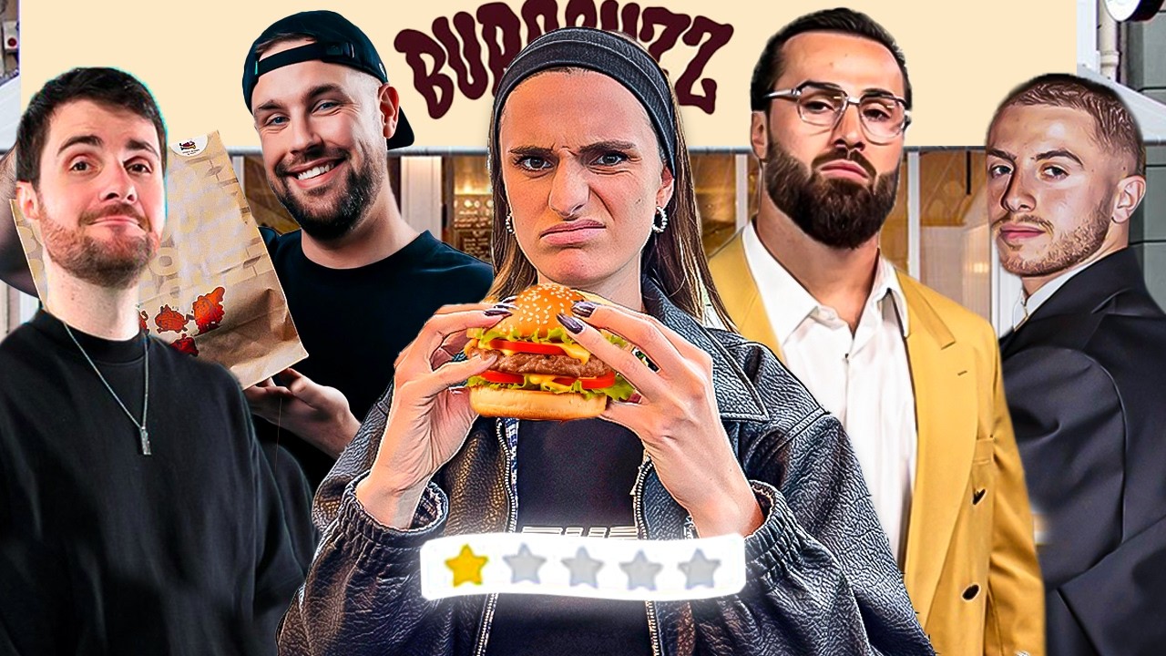 QUEL BURGER DE YOUTUBEUR EST LE MEILLEUR ? (on teste et classe...)