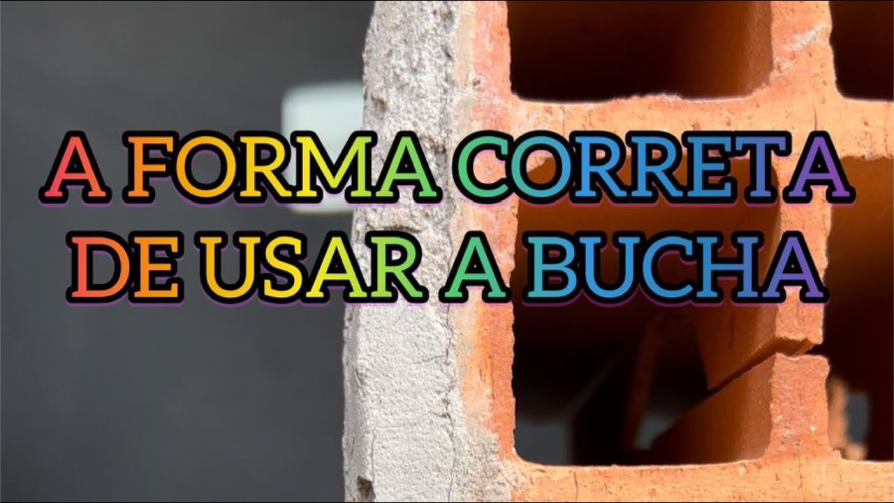 Aprenda como colocar uma bucha na parede da maneira correta