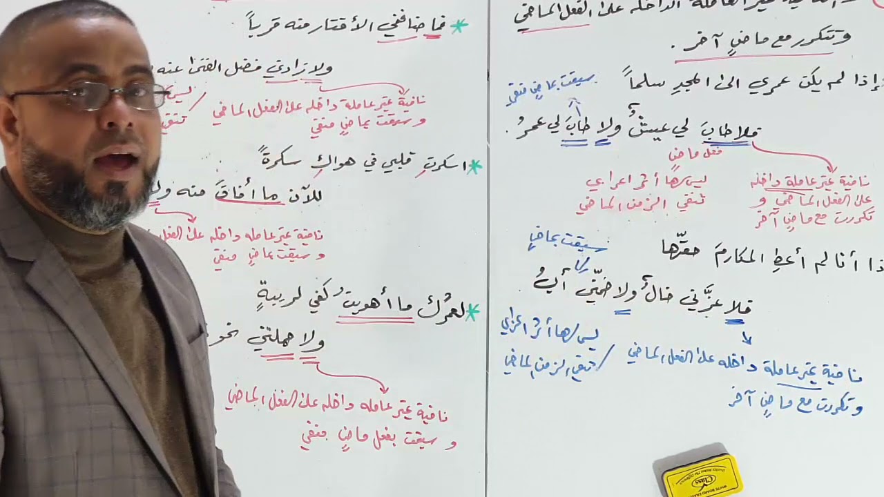 اسلوب النفي ٢٥ ( لا النافية غير العاملة ج٢ )