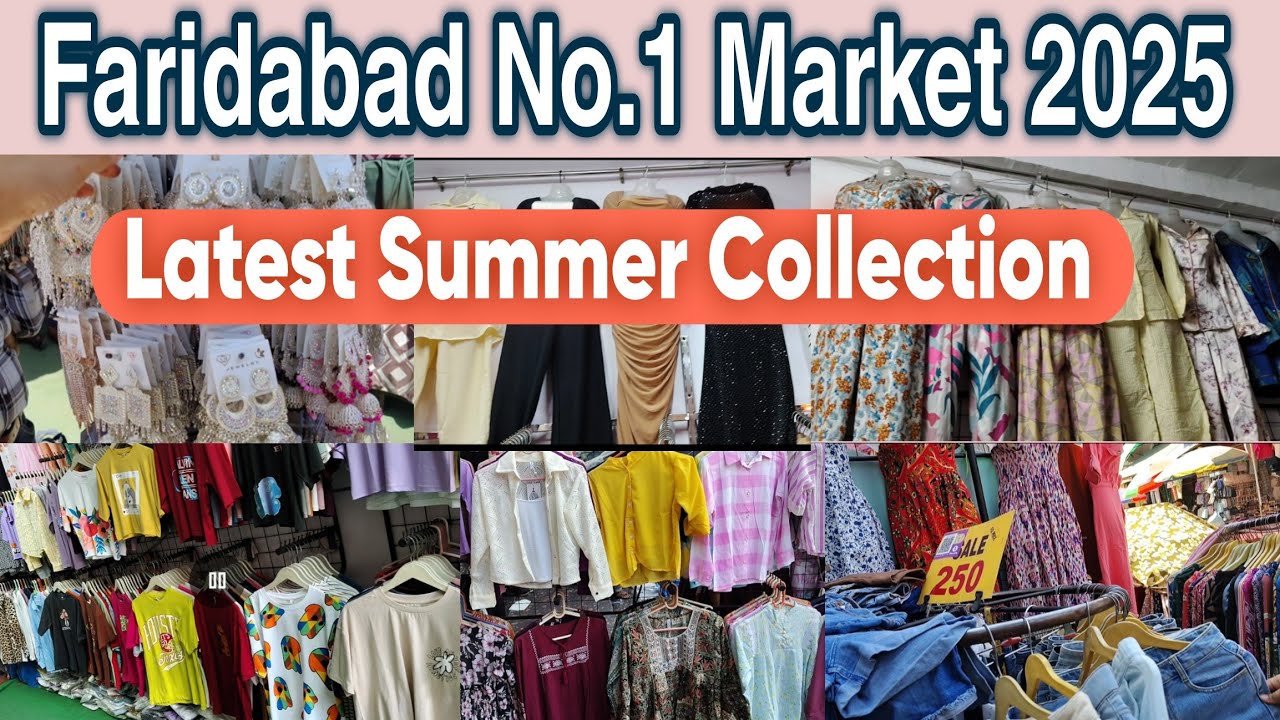 Faridabad 1 No. Market latest Summer Collection 2025 💕🔥🛍️