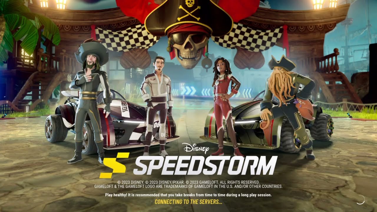 Disney Speedstorm Slide on grind pipe