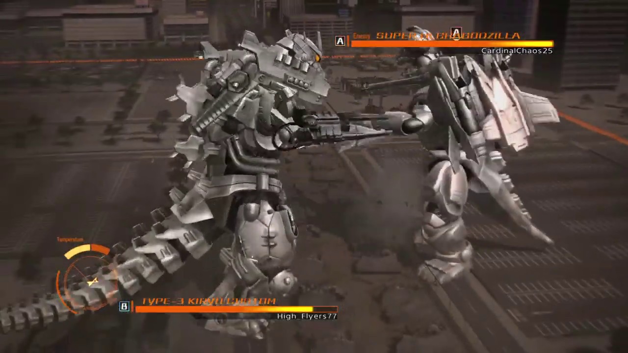 GODZILLA PS4: Type-3 Kiryu vs Super MechaGodzilla